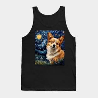 Corgi Painting Tank Top